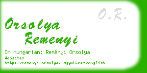 orsolya remenyi business card